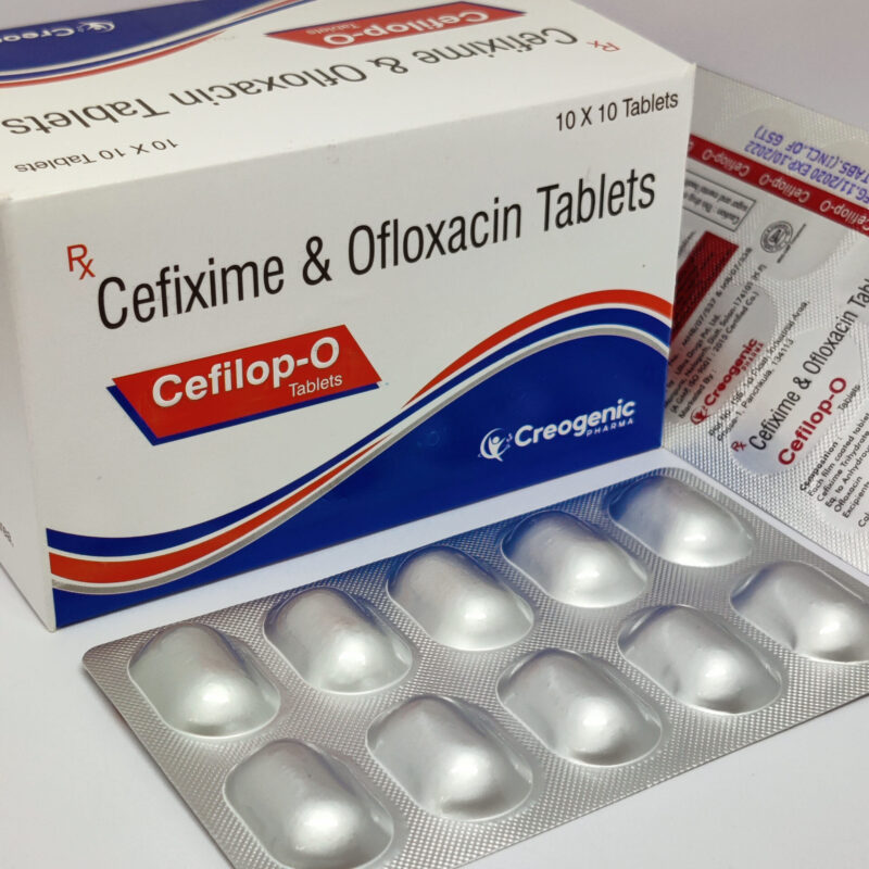 Cefixime 200 MG + Ofloxacin 200 MG